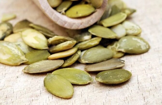 Pumpkin seed from postatitis