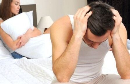 Prostatitis in a person
